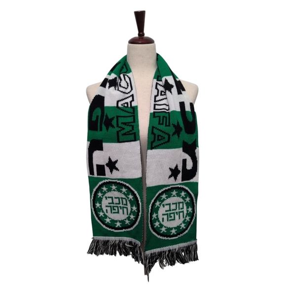 Supporters Group Vintage Soccer Scarf Maccabi Haifa - Picture 1 of 6